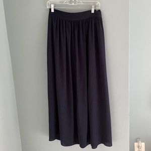 Banana Republic navy maxi skirt